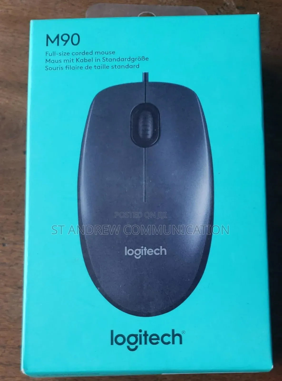 Logitech Wired Mouse M90 Black USB