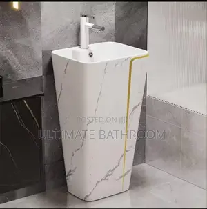 White Carrara Stand Alone Basin