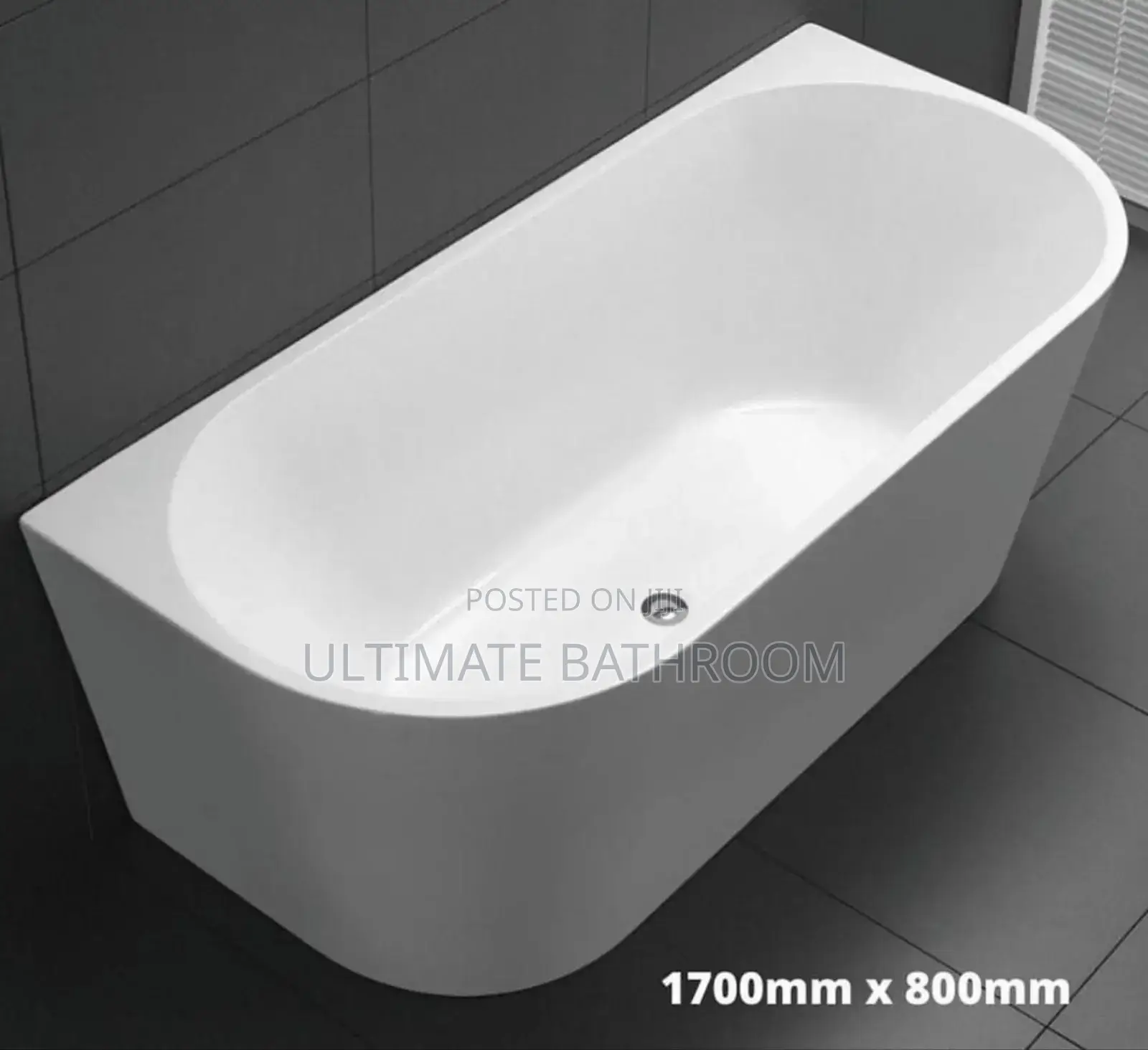 Executive White Bathtub