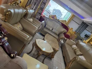 Set of Imported Royal Leather Sofa Chair Quality Product