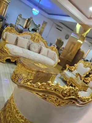 Full Set of High Quality Turkish Royal Fabric Sofa Chair