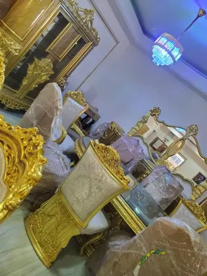 Ful Set of High Quality Turkish Royal Fabric Sofa Chair