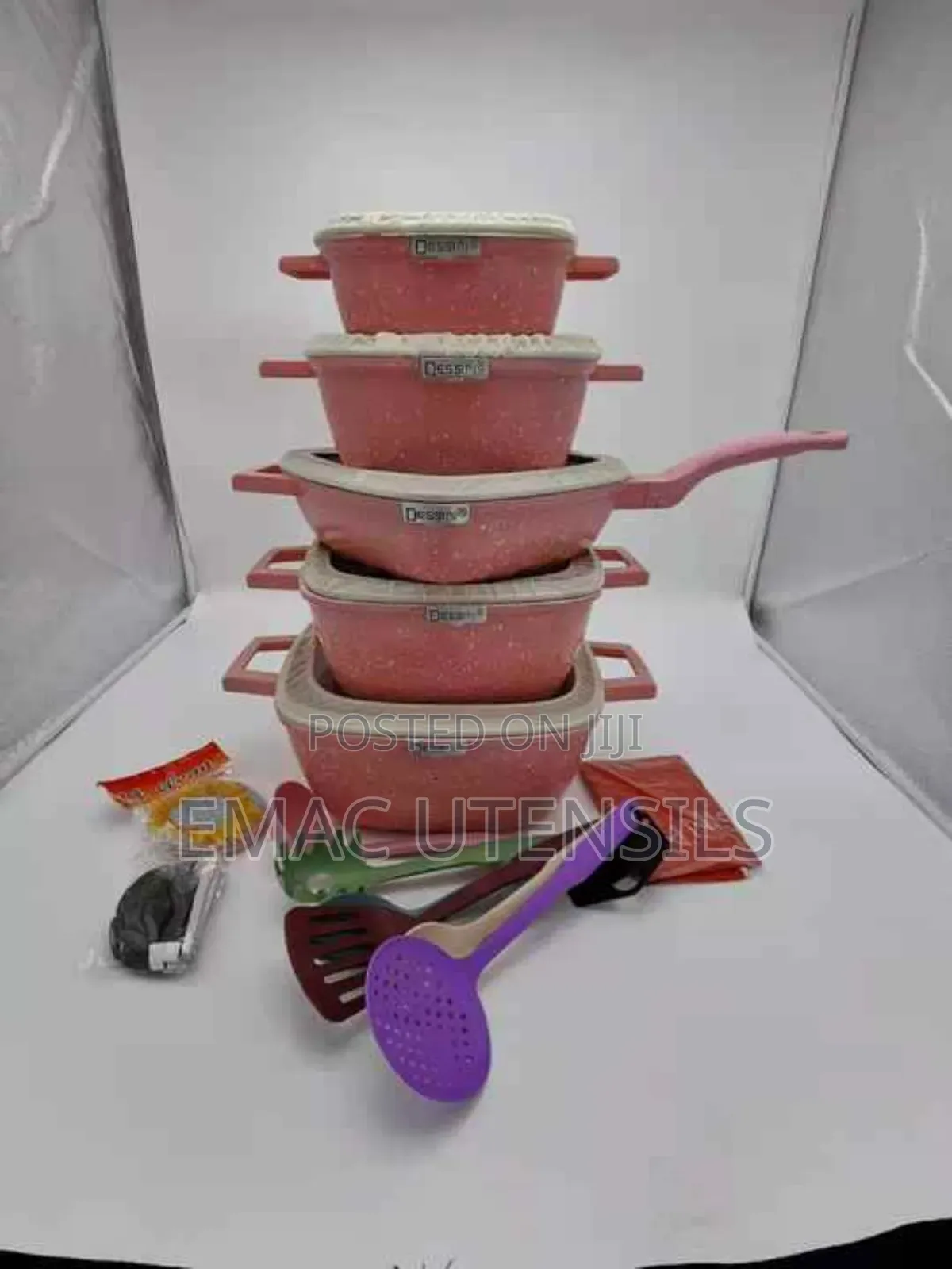 25pcs Square Pot With Accessories