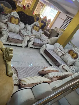 7seater Imported Turkish Royal Fabric Sofa Chair