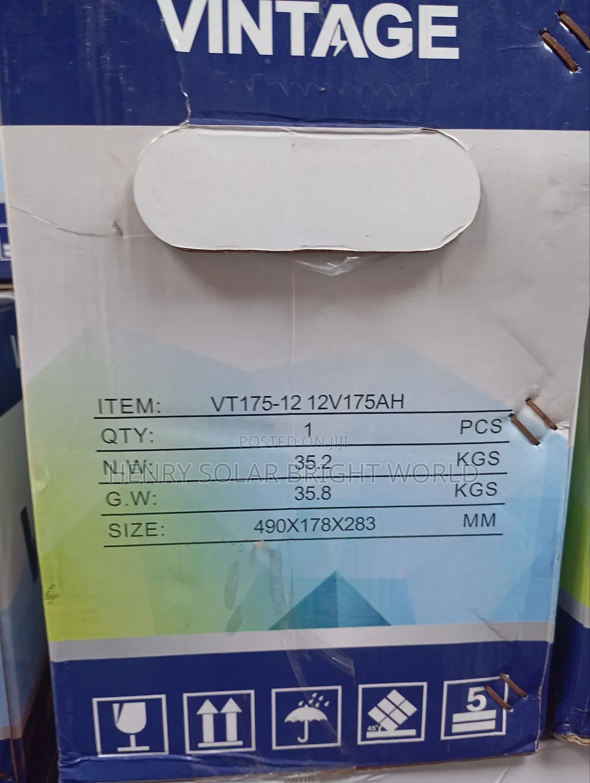 Vintage 12v 175ah Gel Battery