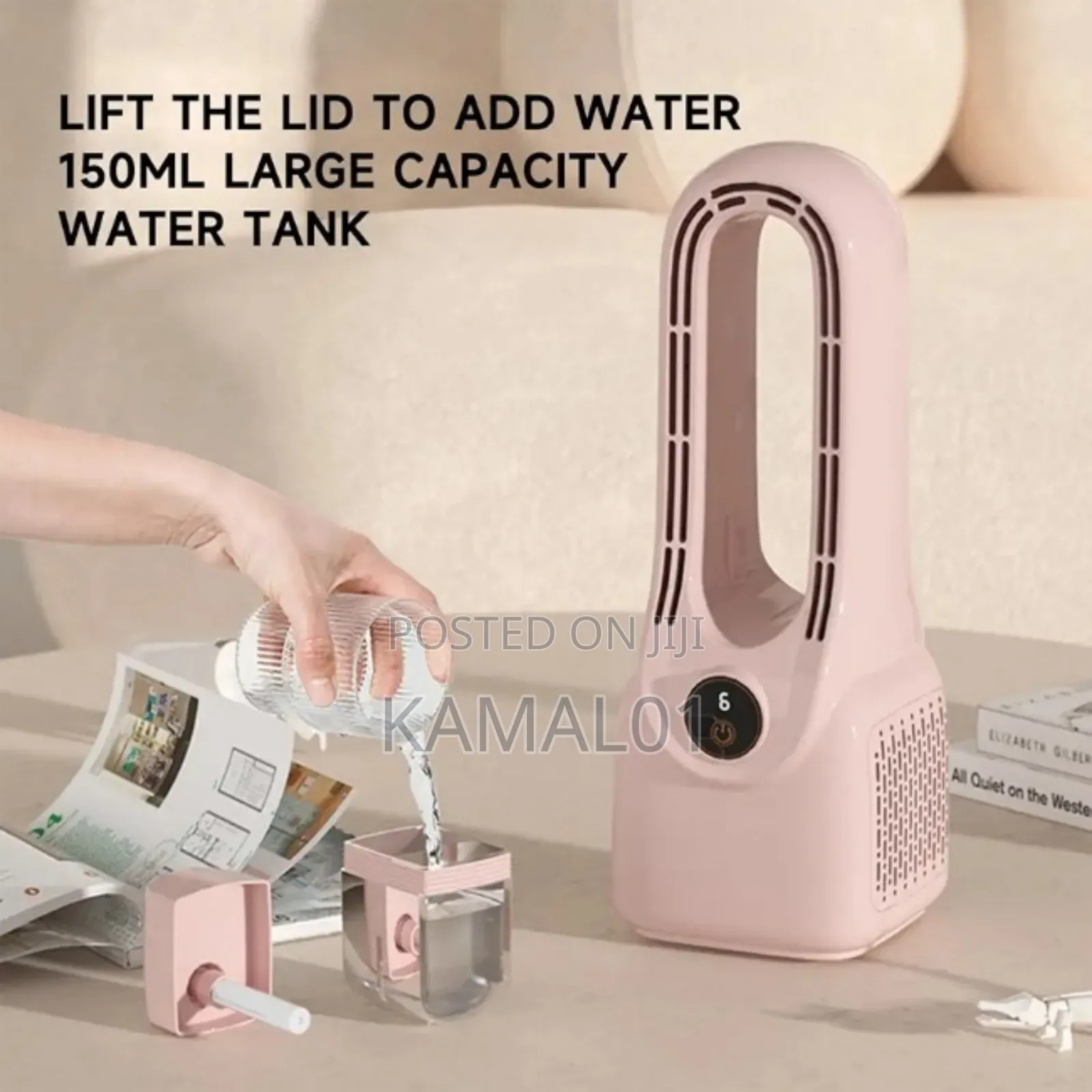 2 in 1 Multi Function Bladeless Fan Fan Humidifier