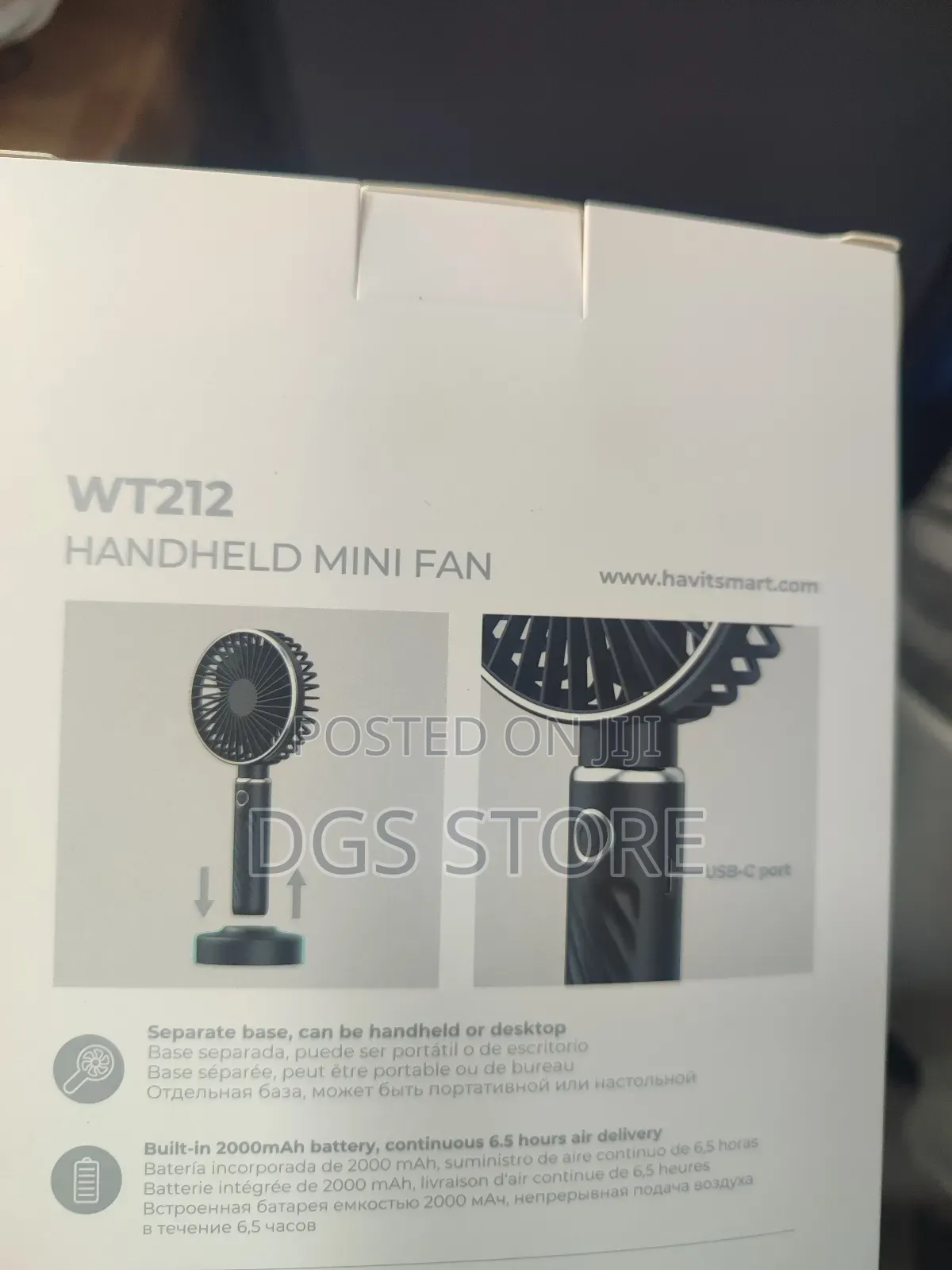 Havit Handheld Mini Fan WT212