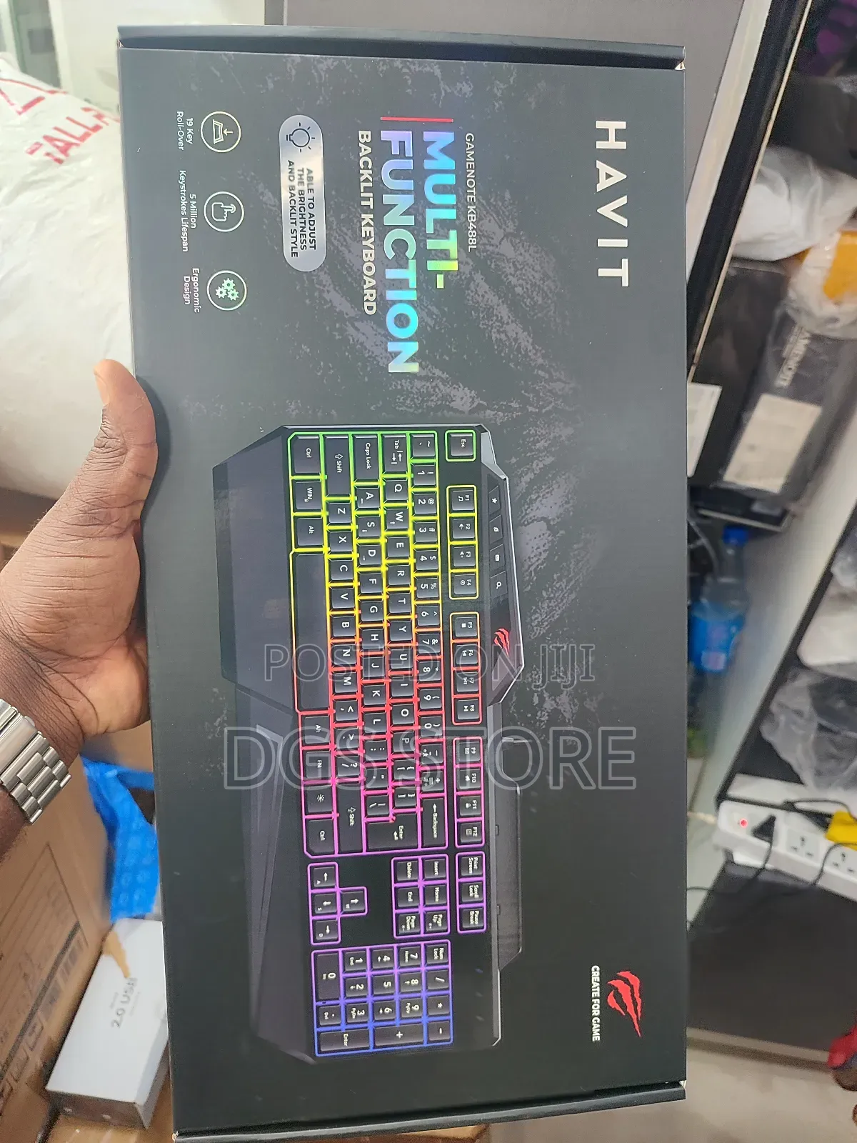 Havit Gamenote KB488L Multi Function Backlit Wired Keyboard