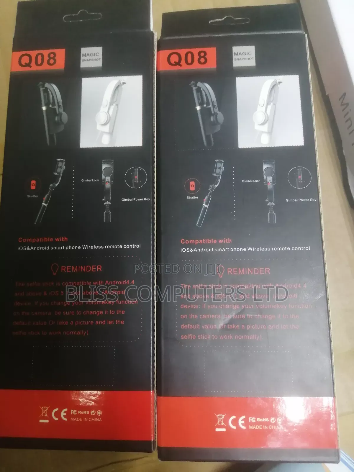 Q08 Gimbal Stablizer Tripod