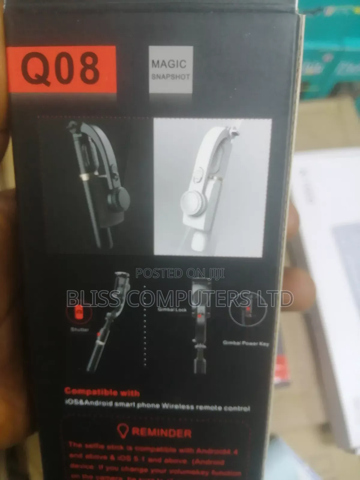 Q08 Gimbal Stablizer Tripod