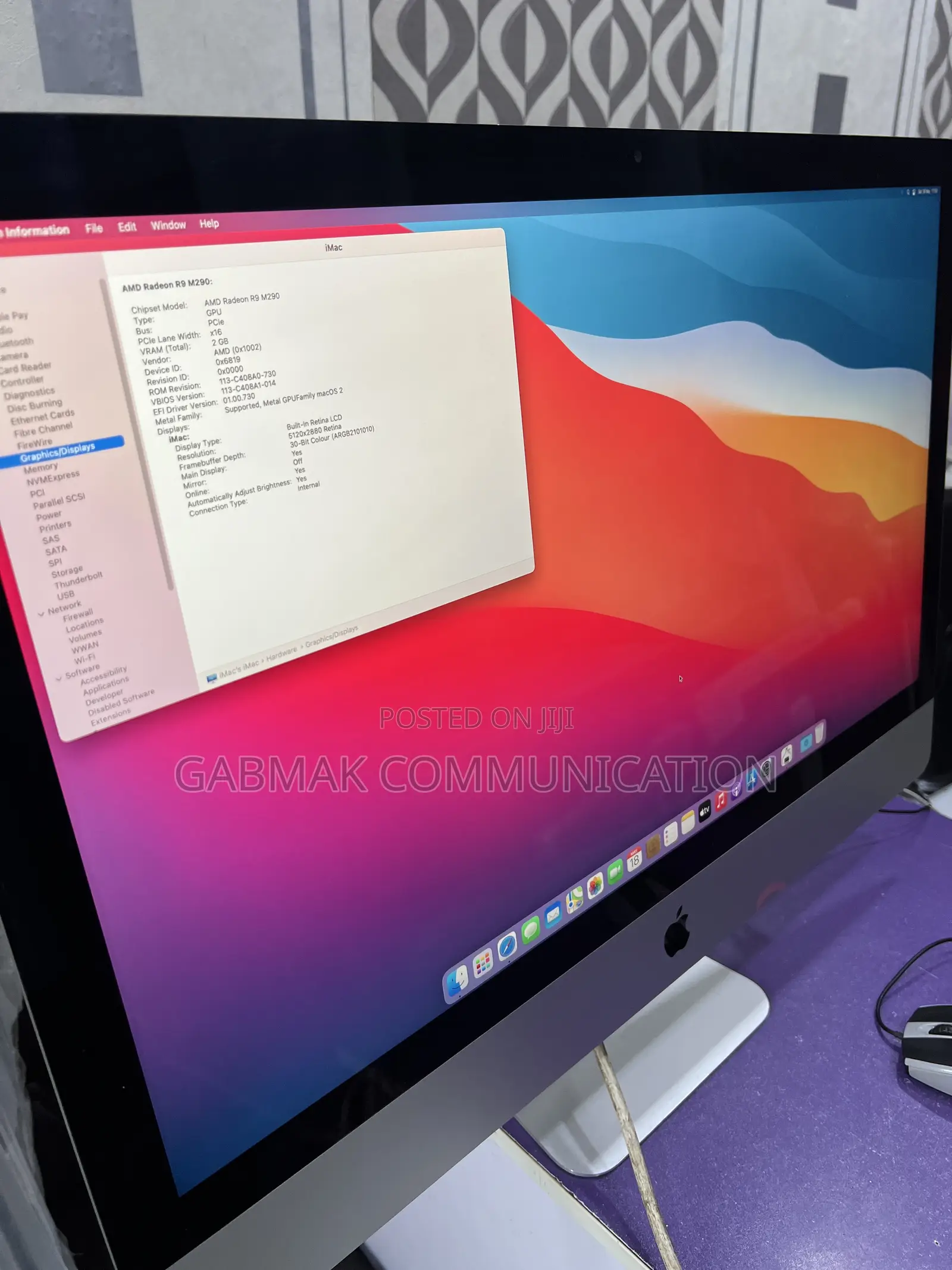 Desktop Computer Apple iMac 16GB Intel Core I5 HDD 1T