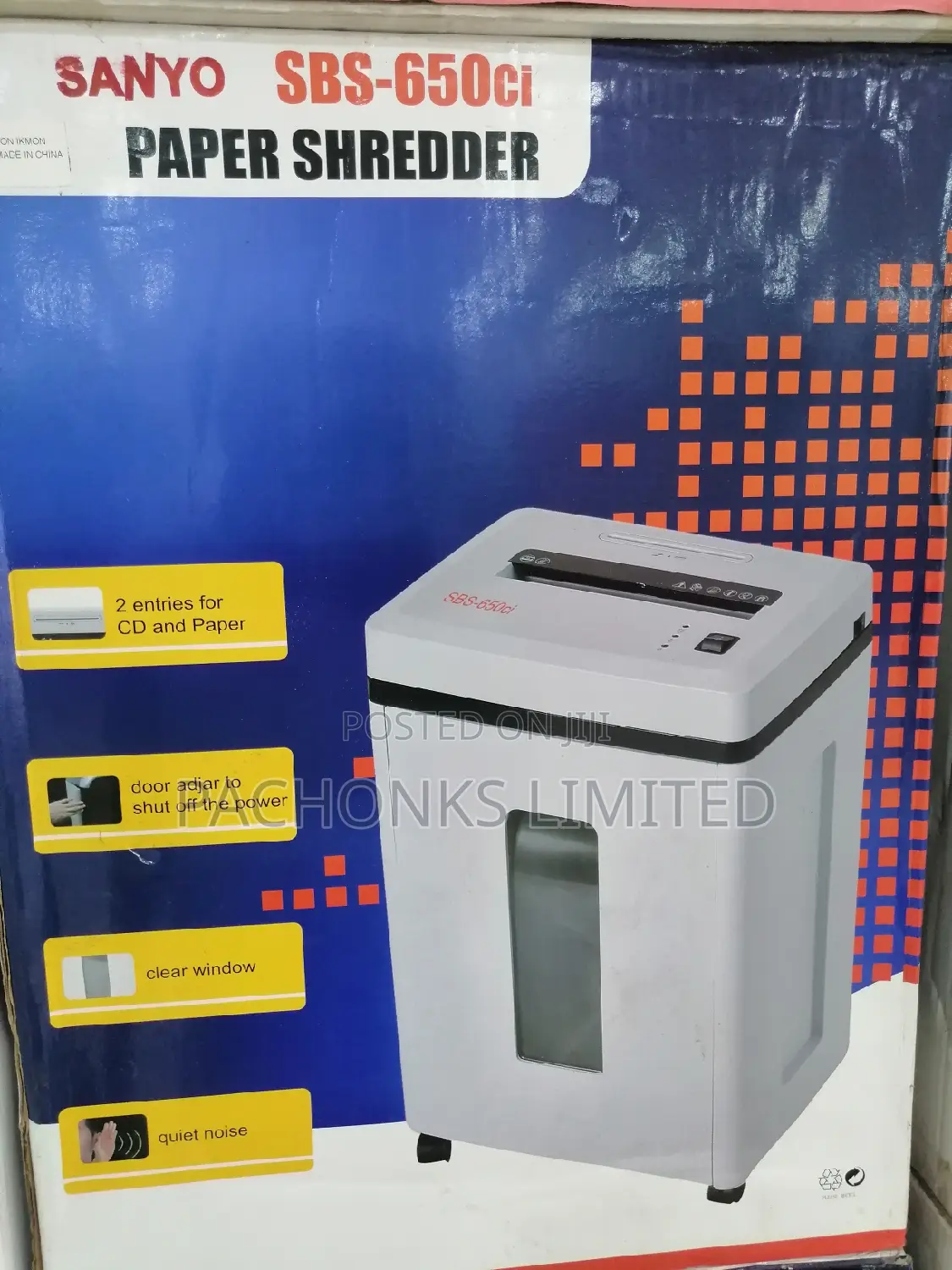 Sanyo Shredder SBS 650ci