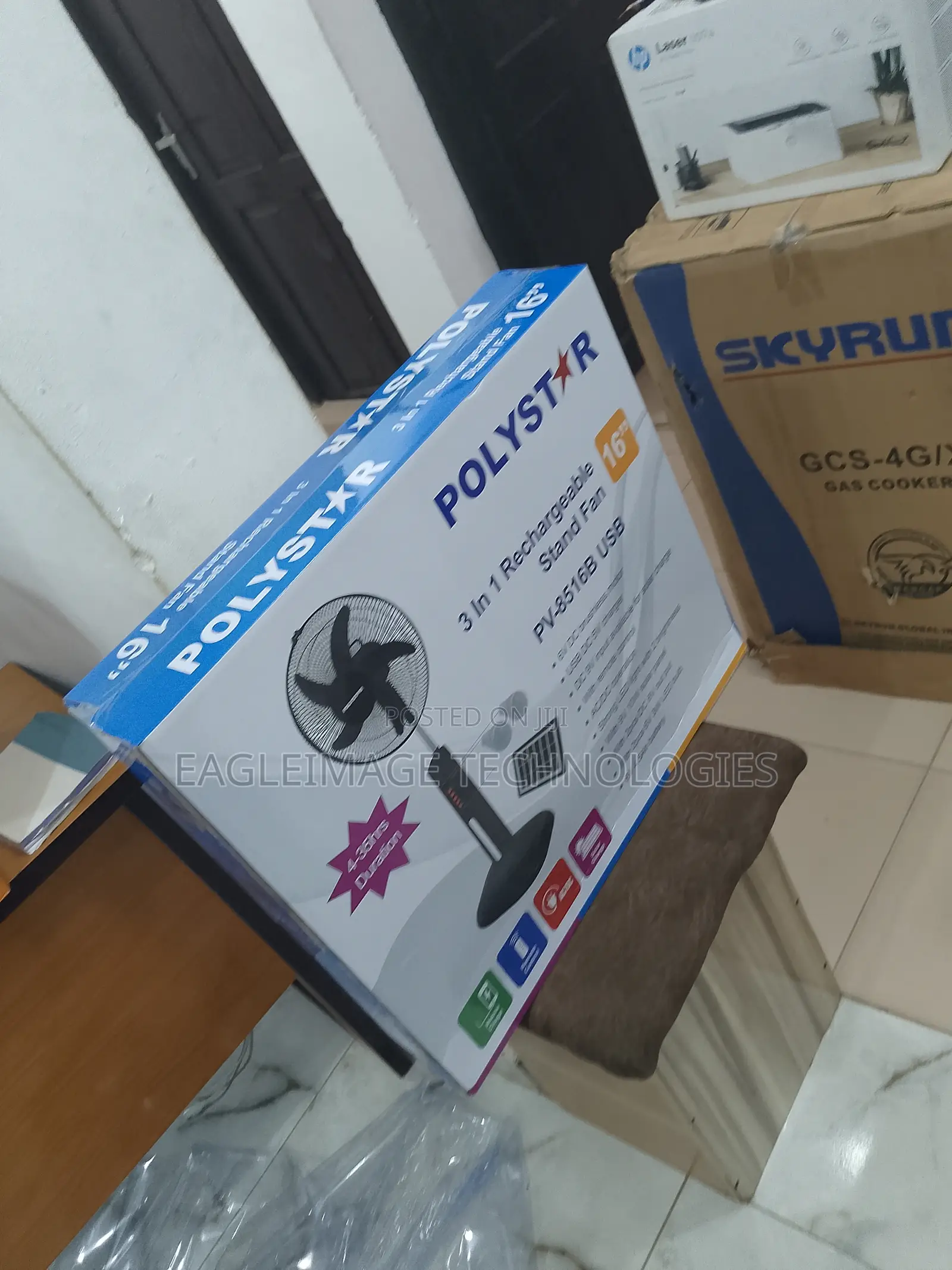 Advance Rechargeable Standing Fan