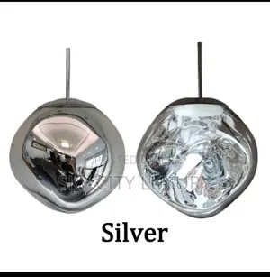 Silver Glass Pendant Light