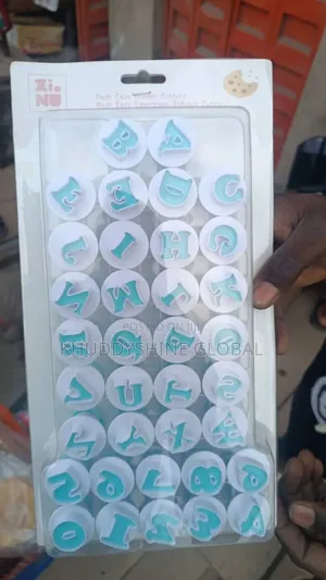 Alphabet Plunger Cutter Cake Decorating