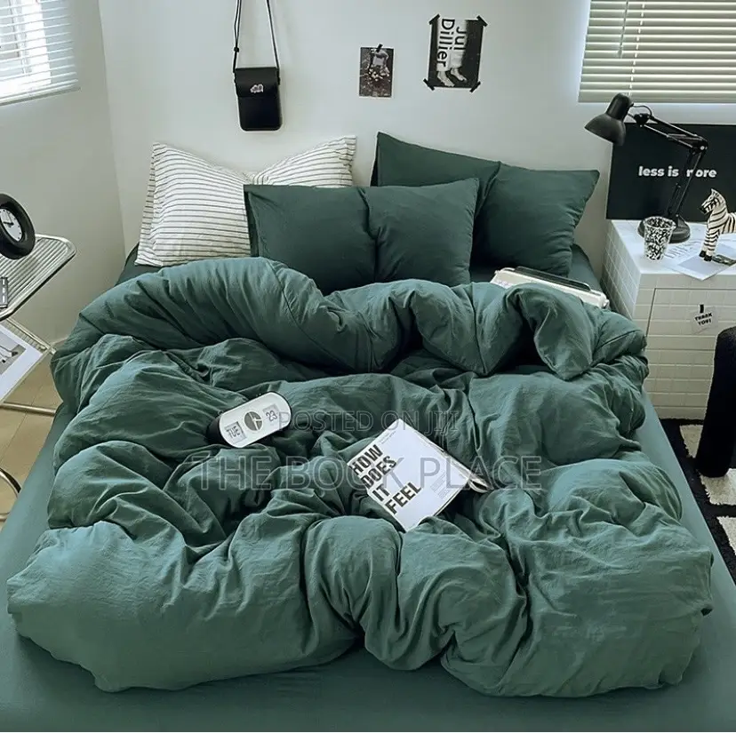 Plain Cotton Bedsheets With Pillow Case