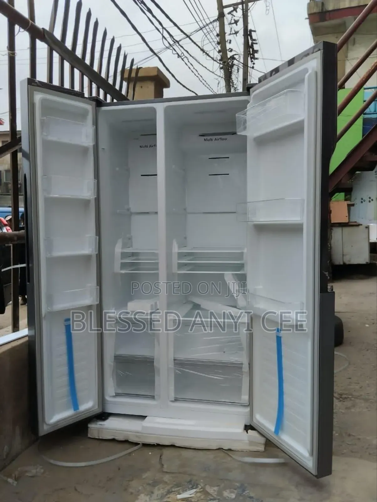 Hisense 516l Side by Side Fridge Led Display Energy Saving