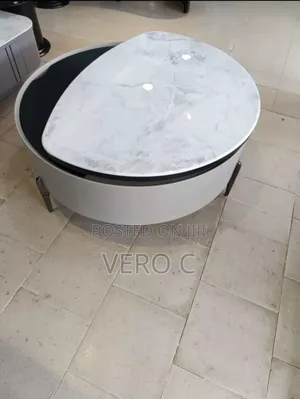 Luxury Adjustable Marble Top Center Table