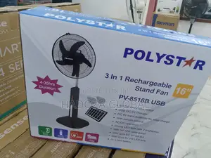 The Brand New Polystar PV-8516B USB 16"Rechargeable Fan