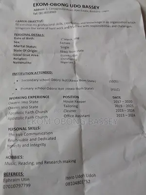 Housekeeping
