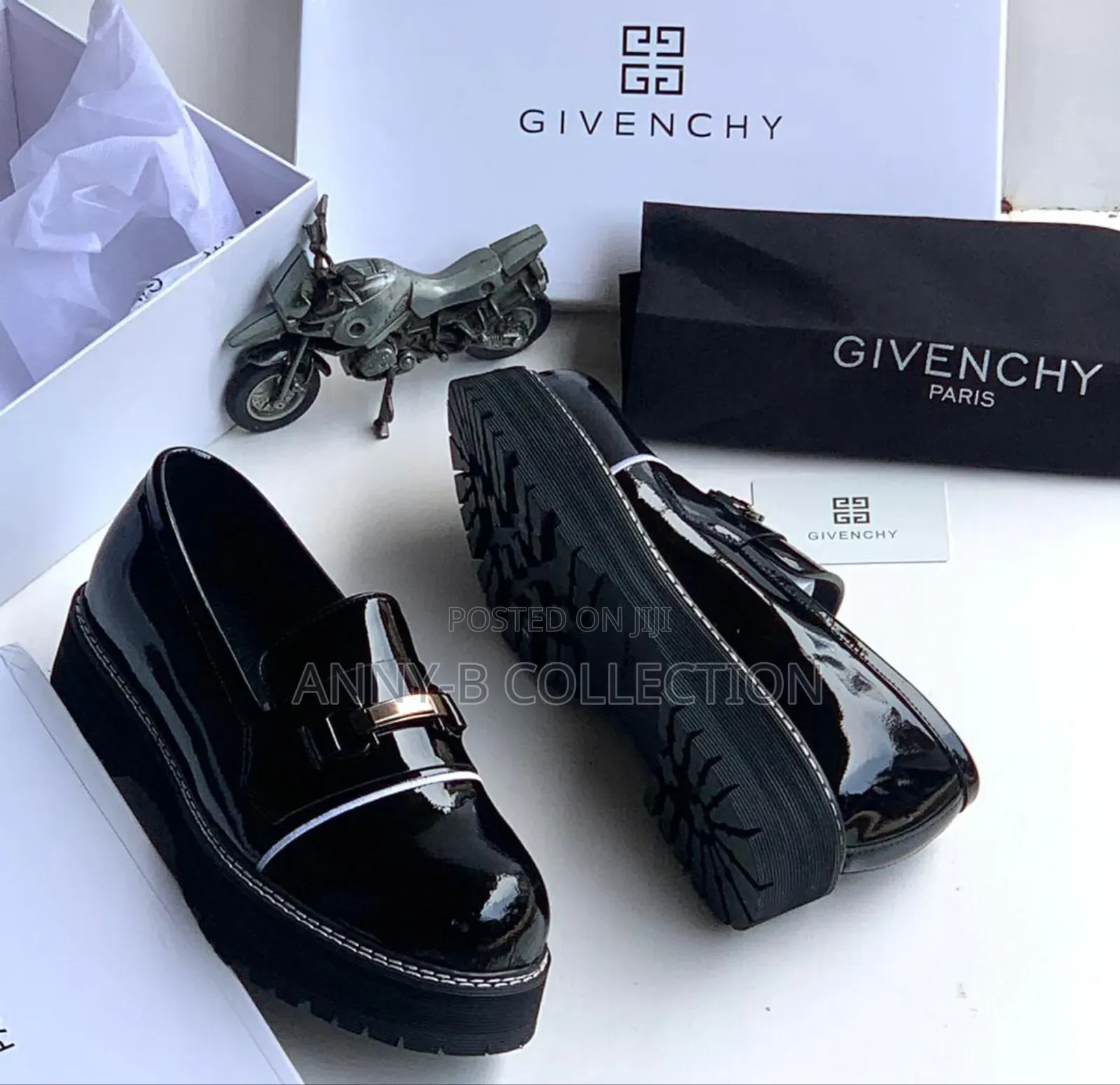 Original Givenchy Men Black Shoes