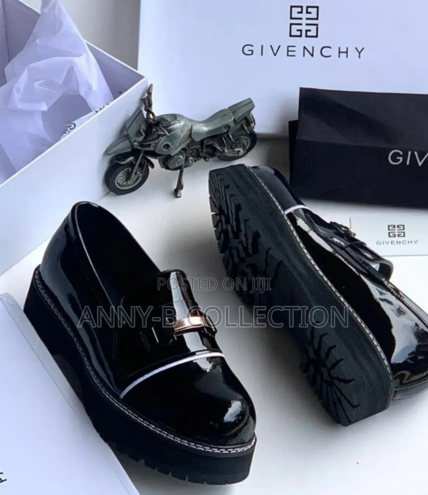 Original Givenchy Men Black Shoes
