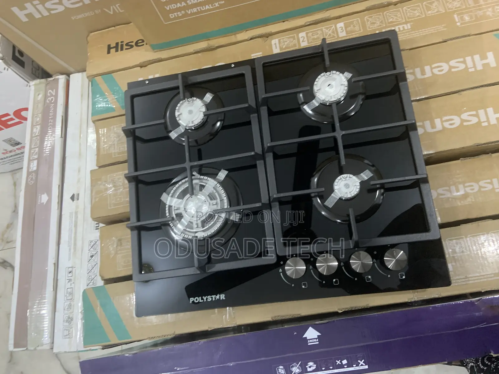 Durable Polystar 4 Burner Gas Hob
