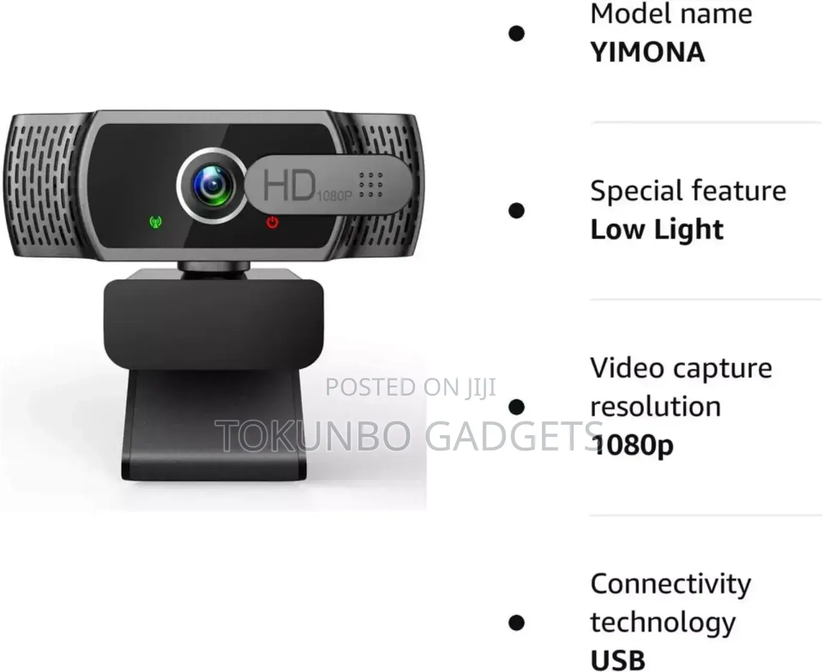 Webcam for Pc With Microphone1080p FHD Webcam,Plug and Play
