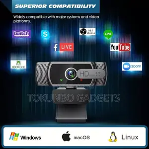 Webcam for Pc With Microphone1080p FHD Webcam,Plug and Play