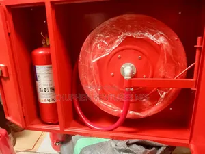 Firefighter Hose Reel With The Cabinet