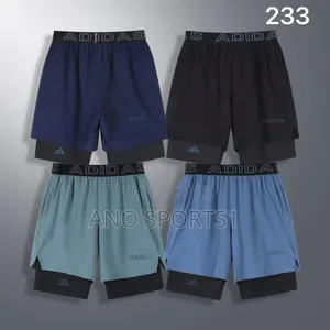 Adidas Sports Shorts With Short Inner Tight