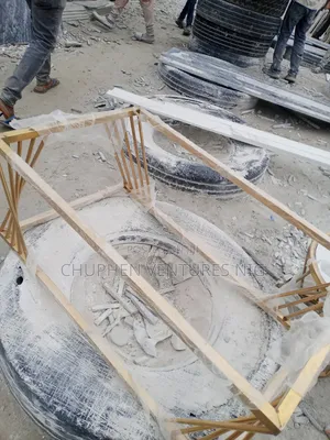 Marble/Granite Top Center Table and Side Stools