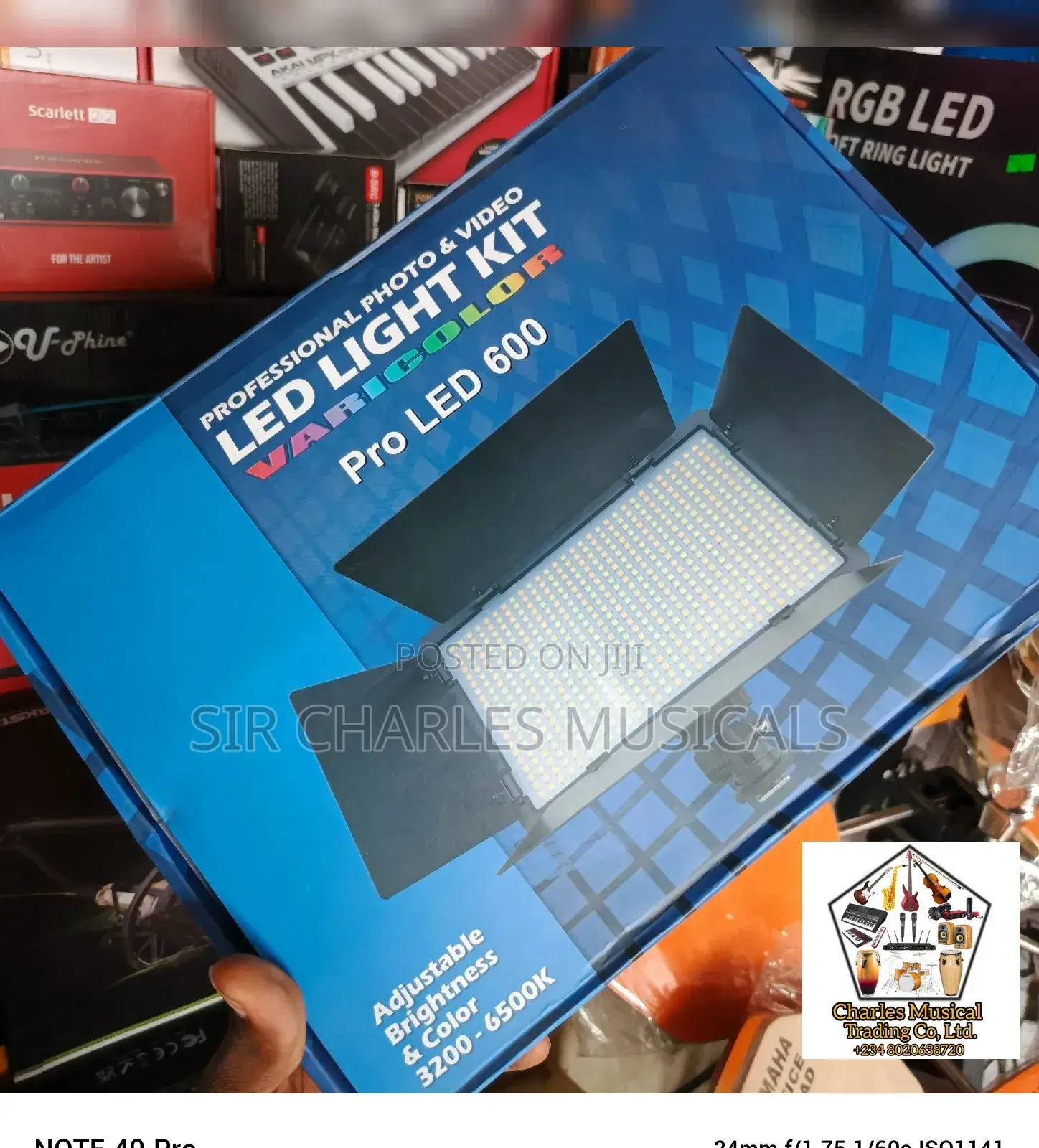 Professional Photo Video LED Light Kit Pro LED 600