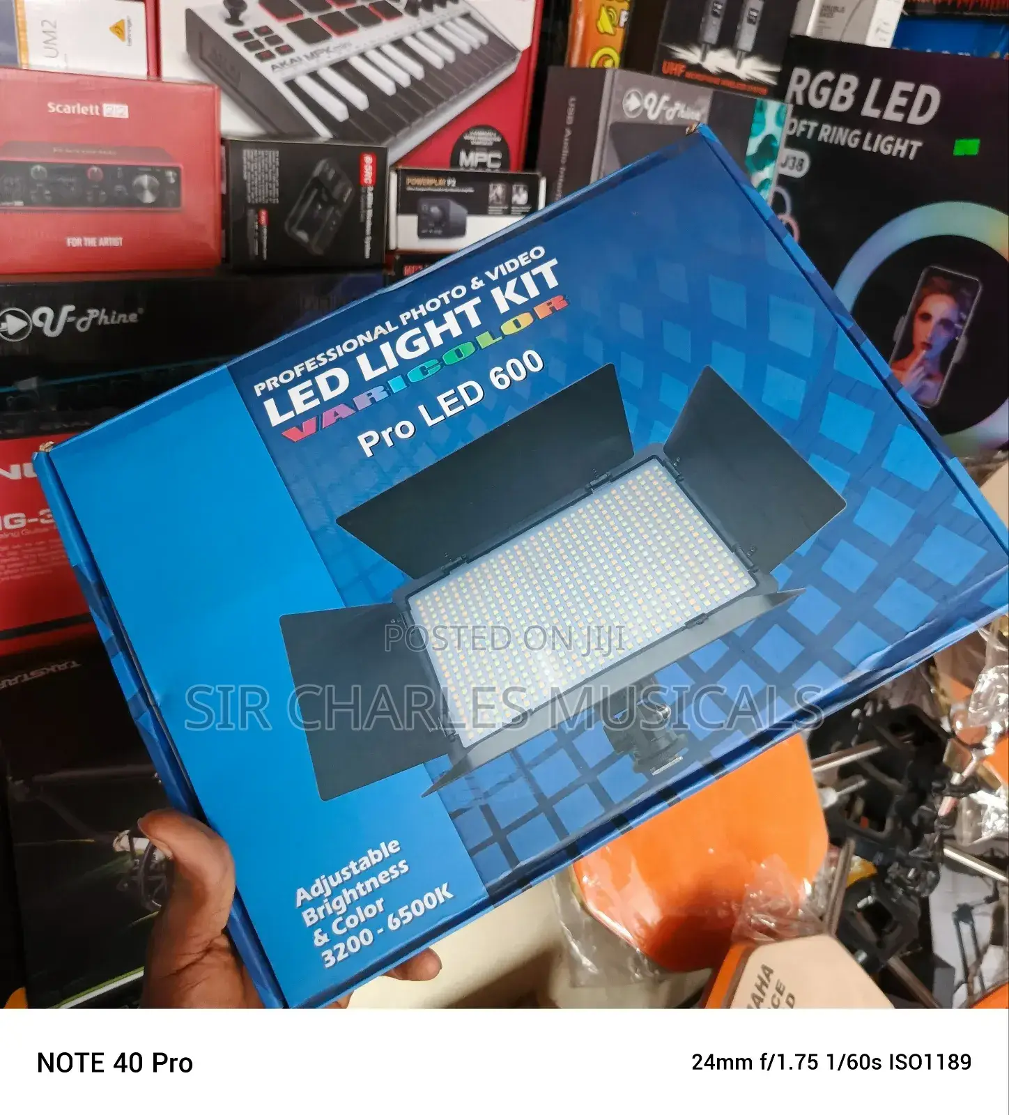 Professional Photo Video LED Light Kit Pro LED 600