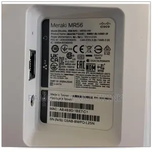 Cisco Meraki MR56 Wireless Access Point (MR56-HW)