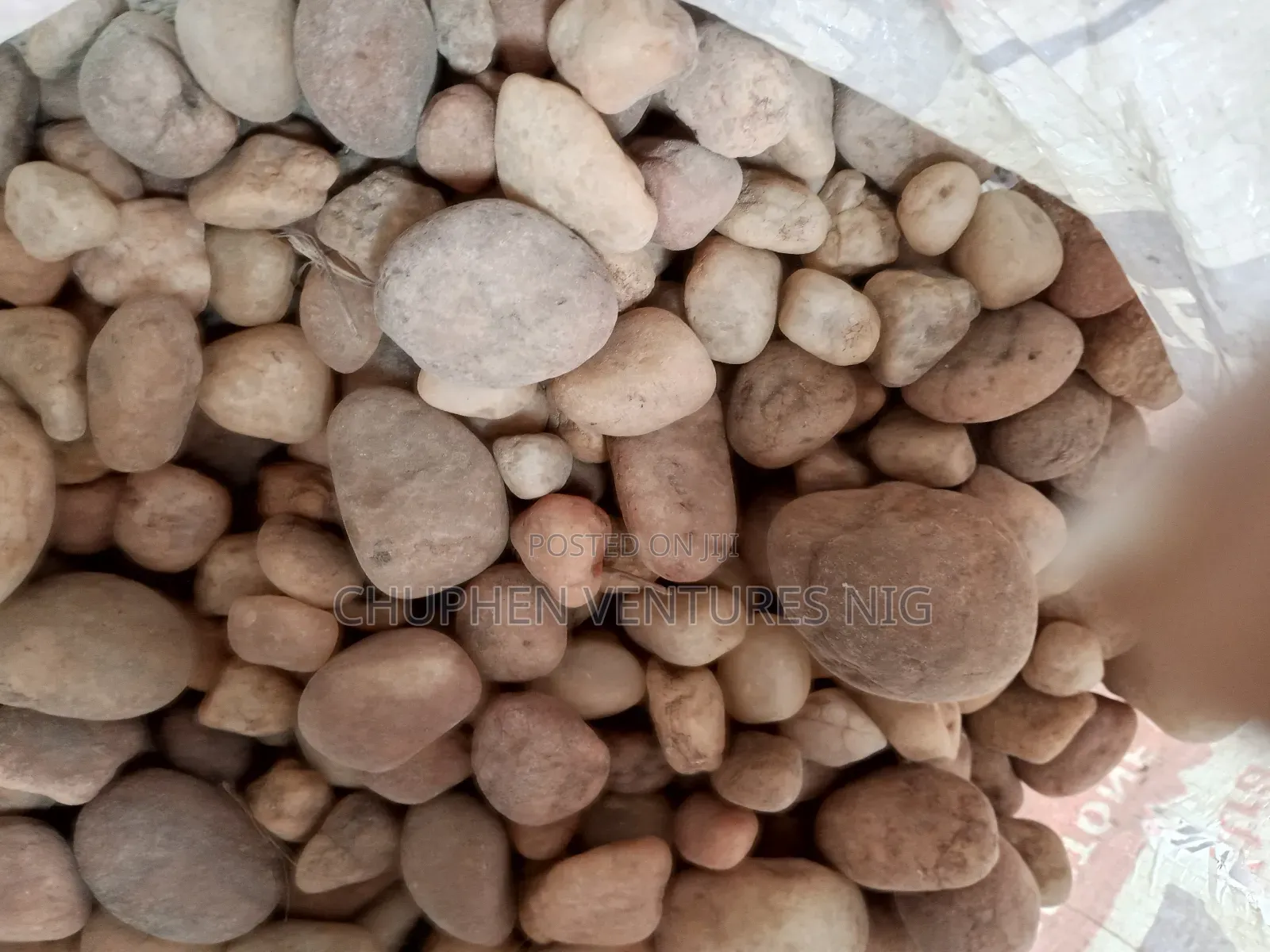 Red Clay Colored Decorative Stones Chips