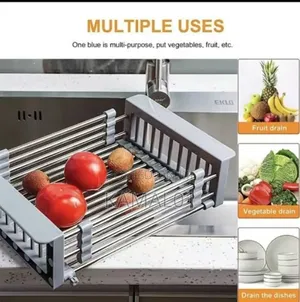 Dish Drying Rack Expendable Multiple Uses Stainless Steel