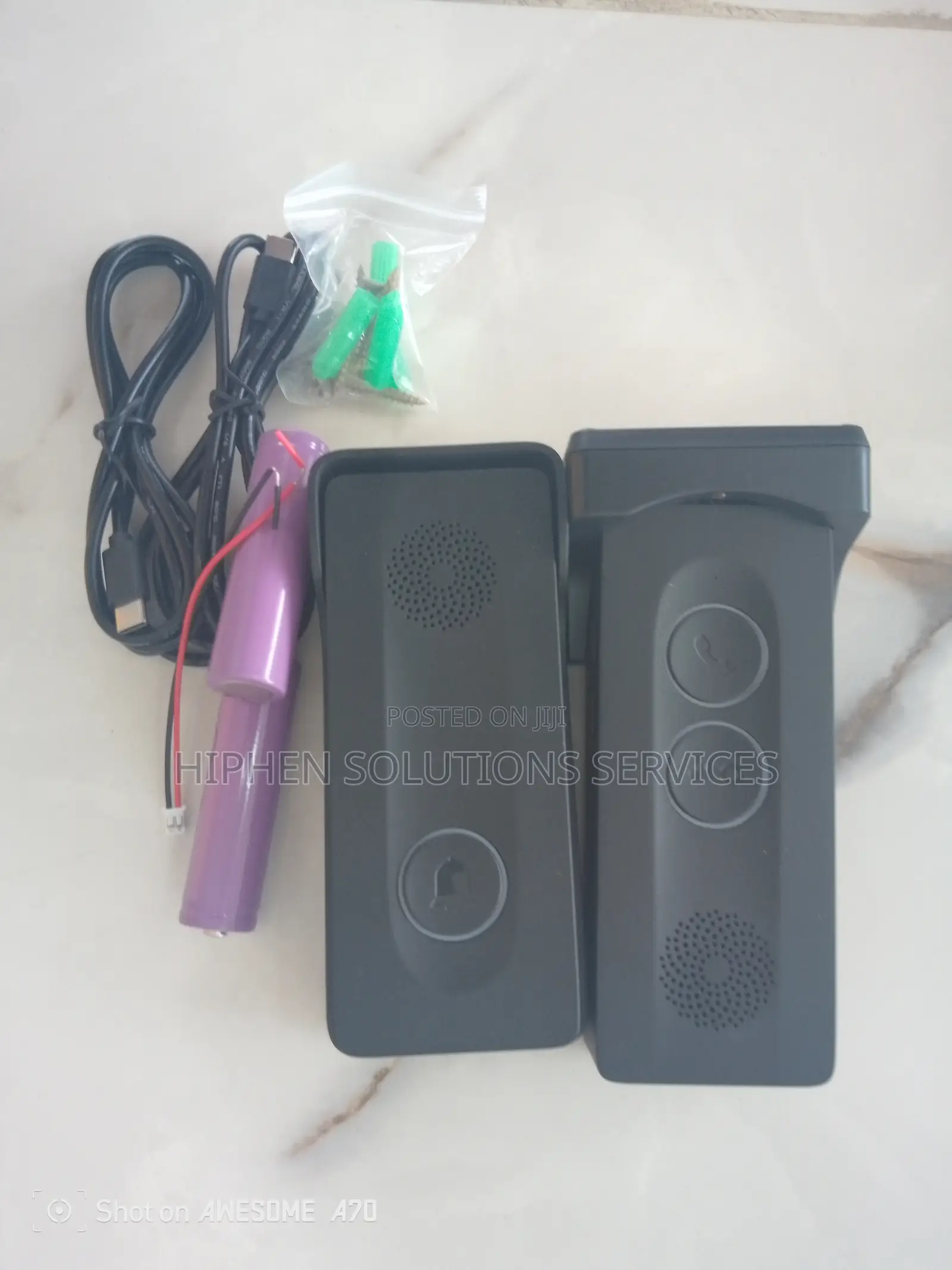 Twoway Voice Doorbell, Soft Button for Home Hospital