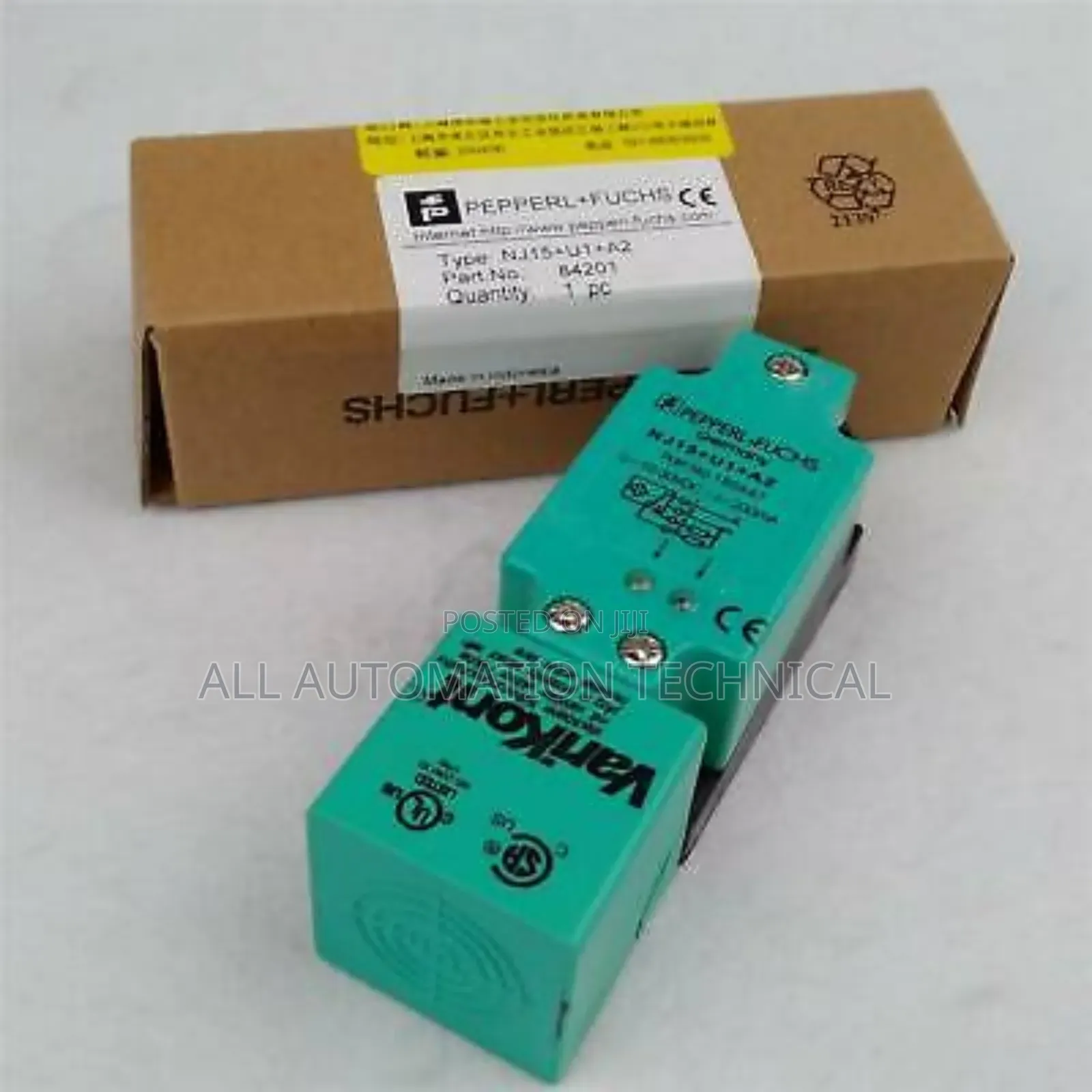 Pepperl + Fuchs | NJ15+U1+A2 INDUCTIVE SENSOR | 084507