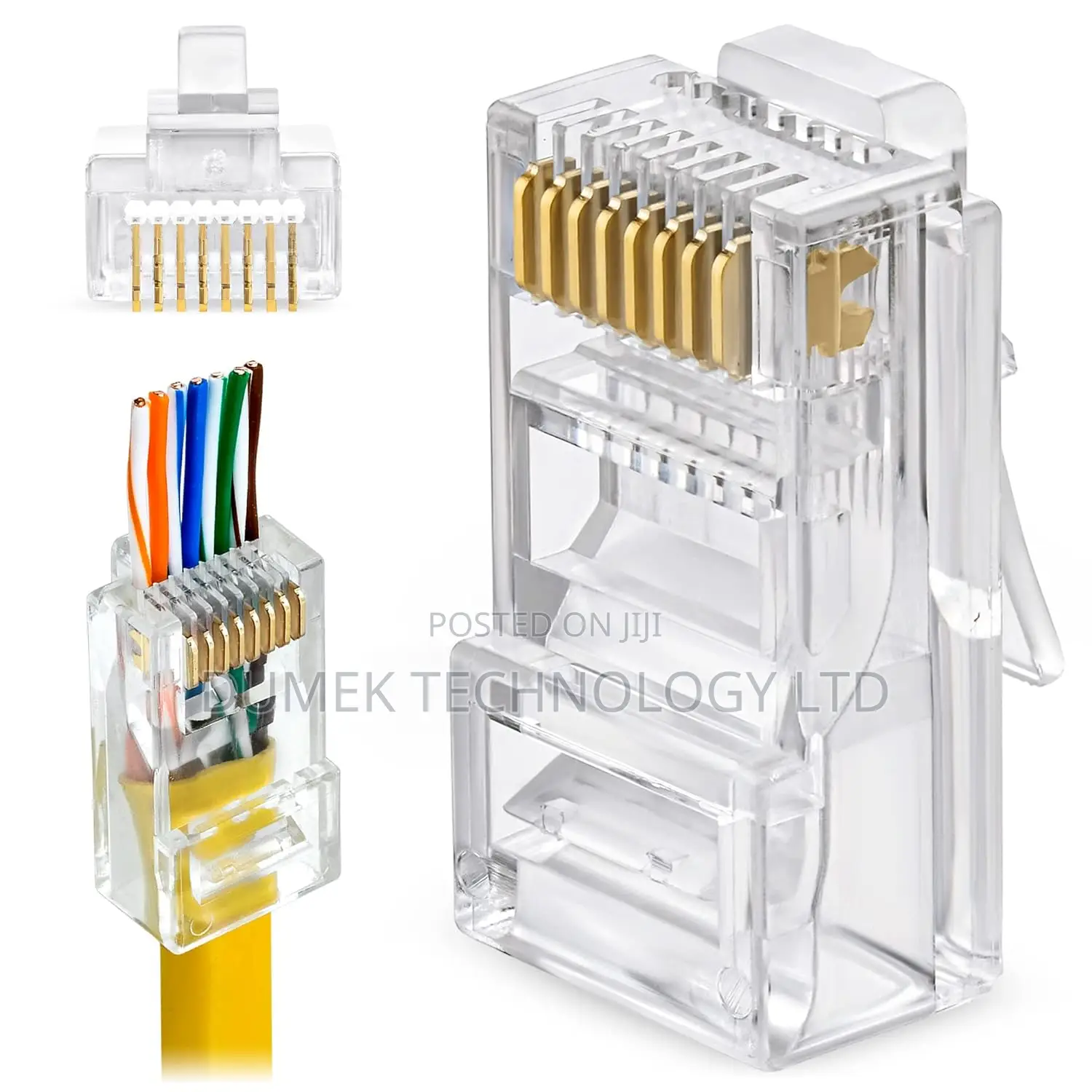 Rj45 Cat6 Pass Through Connectors [50pcs]