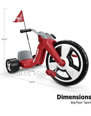 Radio Flyer Deluxe Big Flyer 16 Inch Big Front Wheel