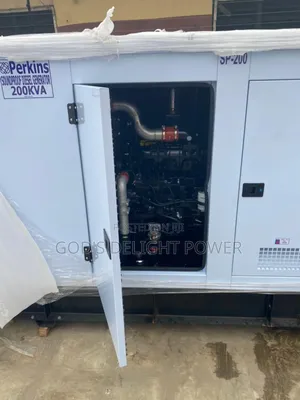 Photo - 200kva Perkins Soundproof Generator  Percent Copper Coil