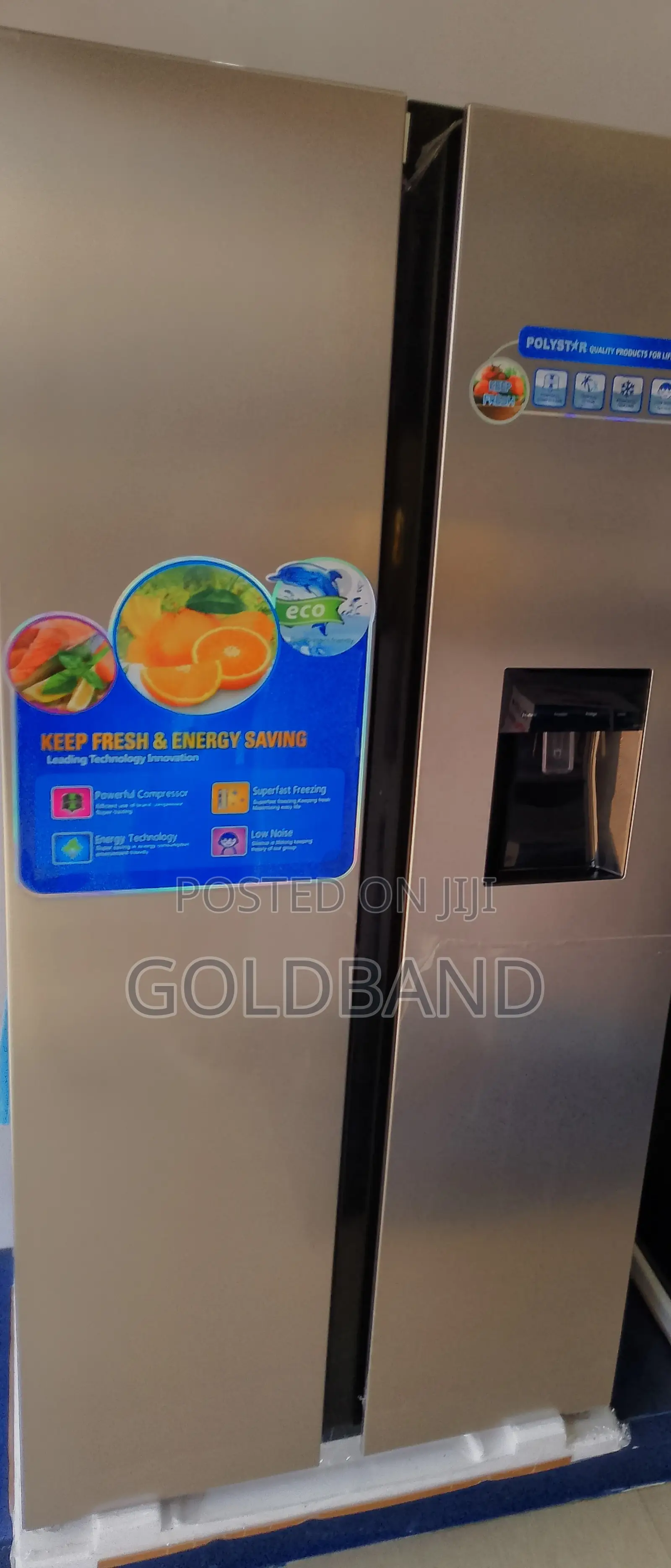 New Strong Pv-Sbs666wd-Inv Polystar Fridge