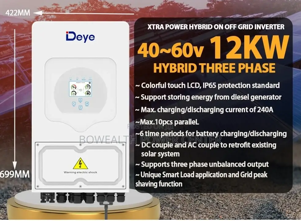 12kw 3phase 46v Deye Inverter