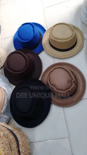 Fancy Hat With Short Brim