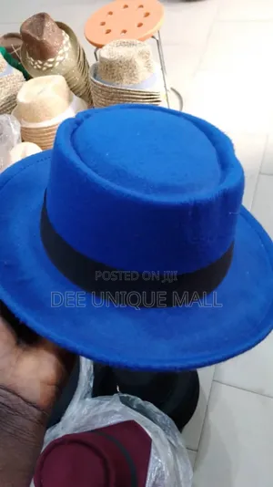 Fancy Hat With Short Brim