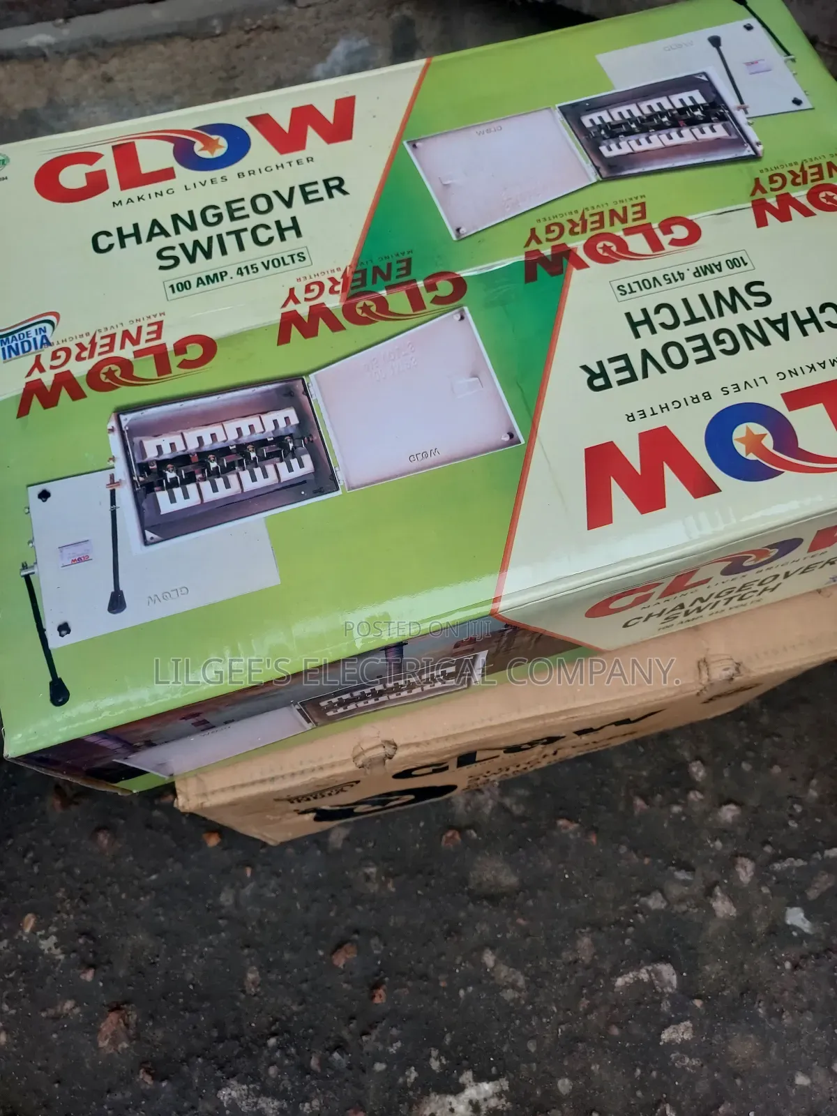 100 Amps Glow Changeover Switch