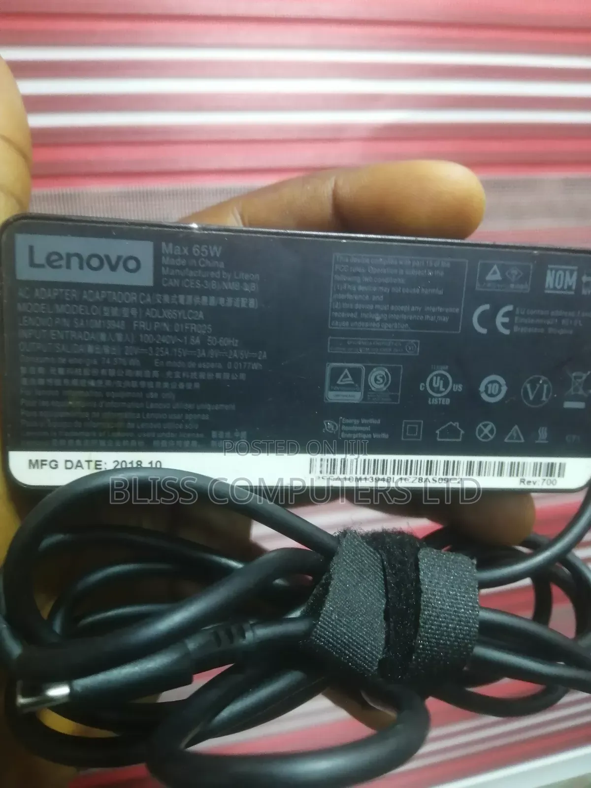 Lenovo 65w Type C Charger