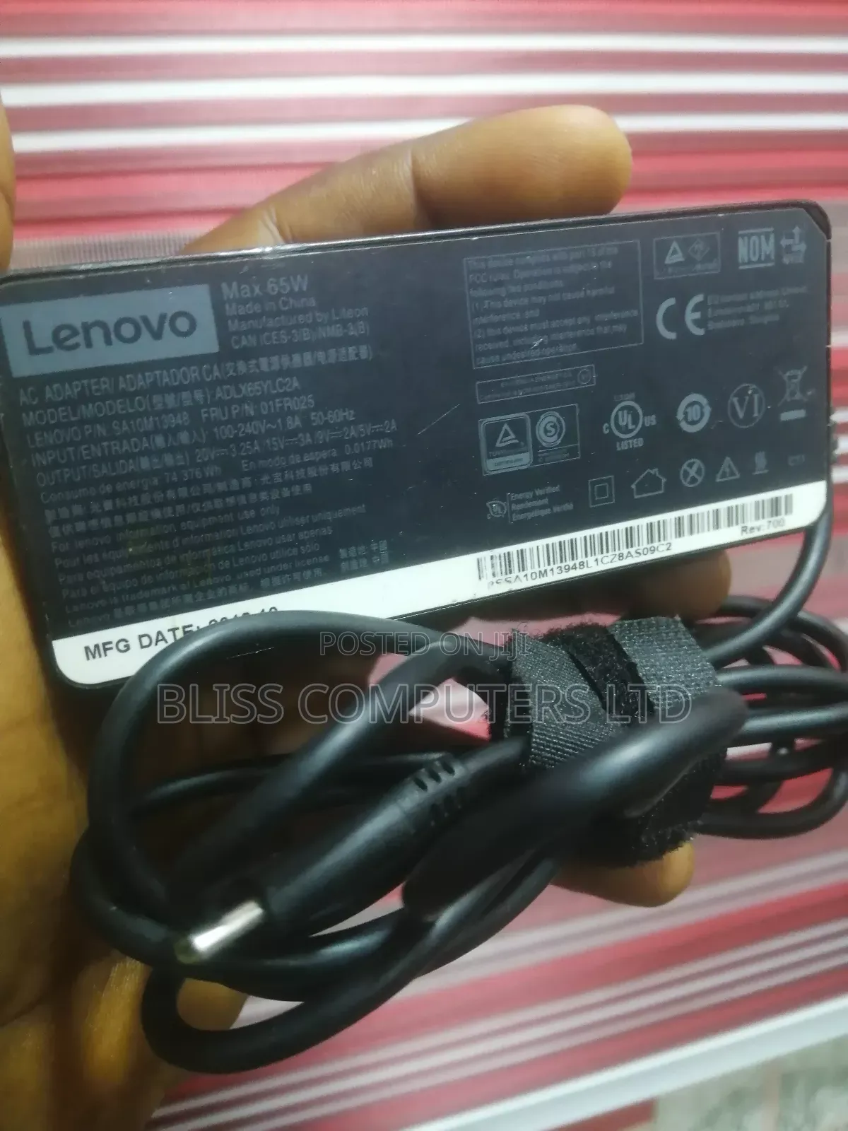 Lenovo 65w Type C Charger
