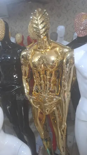 Big Man Gold Mannequin